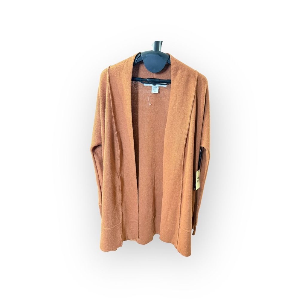 Max Studio Rust Open Front Cardigan Sweater XS – … - image 2